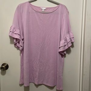 Lavender purple blouse